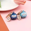 porte clés chat porte bonheur mignon japonais, porte clés pendentif dessin animé, ornements de sac equicar, cadeau de couple