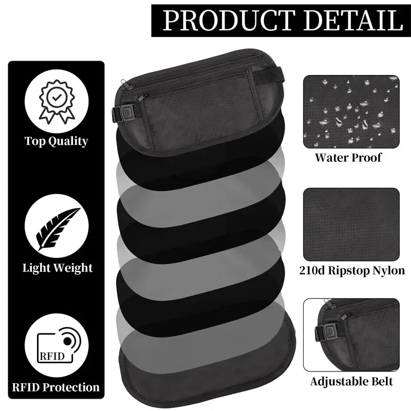 sac de taille pour sports de plein air, sac de taille de voyage, sac d'argent pour passeport, portefeuille sécurisé caché, sac cadeau sac de taille pour sports de plein air, sac de taille de voyage, sac d'argent pour passeport, portefeuille sécurisé caché, sac cadeau