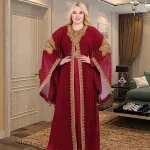 Robe Maxi en Mousseline de Soie pour Femme Musulmane, Kaftan, Dubaï, Abaya, Turquie, Vêtements Islamiques, Robes Africaines Élégantes, Boubou, Djellaba