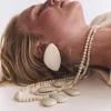 huanzbottles boucles d'oreilles géométriques ovales pour femmes, feuille de résine rapresin, grande taille, personnalité simple exagérée, bijoux de fête, cadeaux pour filles