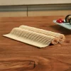 tapis à sushi en bambou exquis avec finition blanche, rouleau de riz aux algues, antiadhésif, cuisine de style japonais, fabrication essentielle de sushi