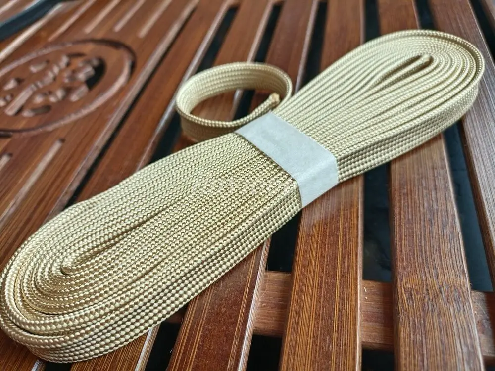 cordon en soie épaisse ito sageo bleu profond noir marron pour l'épée katana tachi wakizashi du japon saya cordon en soie épaisse ito sageo bleu profond noir marron pour l'épée katana tachi wakizashi du japon saya