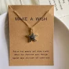 collier étoile de mer pour cadeau de vacances d'été, mignon, joli, nouvelle mode, ras du cou, vente en gros de bijoux