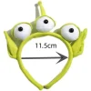 bandeau vert alien cosplay costume accessoires anime trois yeux monstre bandes de cheveux mignon drôle dessin animé bandeaux fille femmes