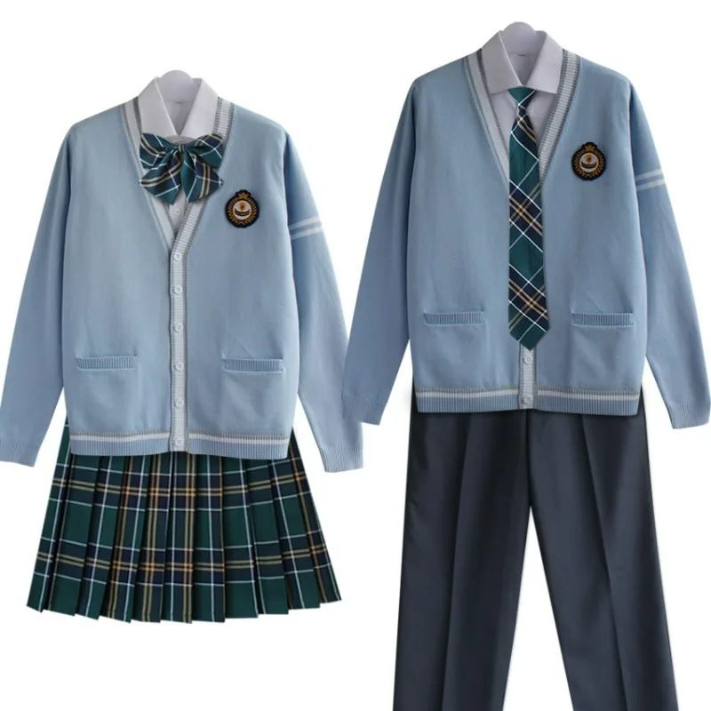 uniforme japonais jk, cardigan, pull, ensemble tricoté, uniforme scolaire pour hommes et femmes uniforme japonais jk, cardigan, pull, ensemble tricoté, uniforme scolaire pour hommes et femmes
