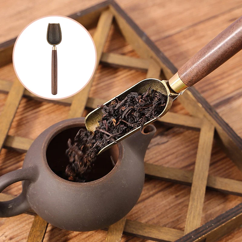cuillère à thé en ébène, 1 pièce, cuillère à thé en bois massif rétro créatif, pelle à thé kongfu, accessoires de cérémonie du thé, cadeau cuillère à thé en ébène, 1 pièce, cuillère à thé en bois massif rétro créatif, pelle à thé kongfu, accessoires de cérémonie du thé, cadeau