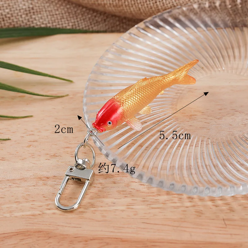 porte clés modèle de poisson koi de simulation créative, articles décoratifs de poisson ornemental, ornements de scène fluide, sacs et pendentifs porte clés modèle de poisson koi de simulation créative, articles décoratifs de poisson ornemental, ornements de scène fluide, sacs et pendentifs