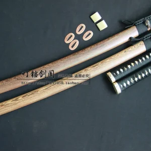 Accessoires de montage d’épée Hualee Wood Saya, ensembles pour samouraï japonais Katana Tachi Tanto Wakizashi Accessoires de montage d’épée Hualee Wood Saya, ensembles pour samouraï japonais Katana Tachi Tanto Wakizashi