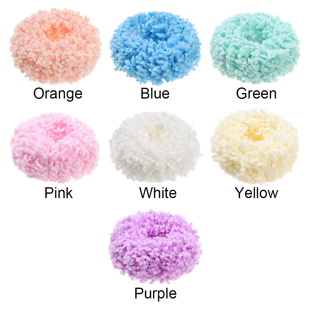 bandeau élastique pour queue de cheval en peluche pour filles, chouchous, accessoires pour cheveux, vêtements de sauna bandeau élastique pour queue de cheval en peluche pour filles, chouchous, accessoires pour cheveux, vêtements de sauna