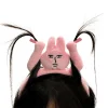 1-3 pièces bandeaux nouveau lapin rose bandeau de cheveux peculiar amusant en peluche bandeau poignée frange mignon Photo décoration bandes de cheveux coiffure