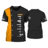 couteau de cuisine graphique chef t shirt pour hommes femmes impression 3d faux motif t shirt mode d'été cosplay costume manches courtes