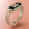 bracelet pour mi band 10 9 8 7 6 5 4 3 bracelet de montre pour xiao mi bracelet intelligent 9 bracelet pour mi band 8 bracelet en cuir pour mi band 7 correa