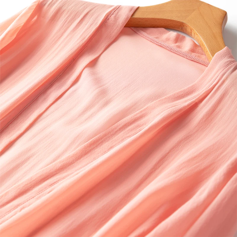 kimono en soie naturelle pour femmes, long cardigan, châle, blouse, été, plage, couleurs unies, 100%, mm148 kimono en soie naturelle pour femmes, long cardigan, châle, blouse, été, plage, couleurs unies, 100%, mm148