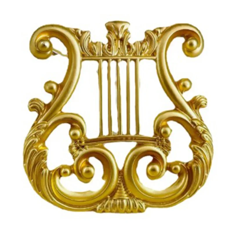 broche harpe dorée vintage, bijoux, costume musical, pour cardigan, pull, articles cadeaux rétro broche harpe dorée vintage, bijoux, costume musical, pour cardigan, pull, articles cadeaux rétro
