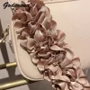 sac à bandoulière en cuir pu pour appareil photo, style japonais, bourgeon, sac pour appareil photo, doux fille, journée des femmes, petits sacs à bandoulière carrés simples