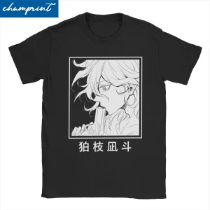 T-shirt à manches courtes et col rond en coton pour hommes et femmes, Stationary Ito, Komaeda, Gun, Manga, recruté anronpa, Awesome, Crewneck, Clothes T-shirt à manches courtes et col rond en coton pour hommes et femmes, Stationary Ito, Komaeda, Gun, Manga, recruté anronpa, Awesome, Crewneck, Clothes