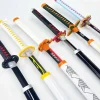 72/104 cm démon slayer katana kimetsu no yaiba lame anime cosplay accessoire tanjirou mitsuri taille réelle japonais katana sabre enfant jouet