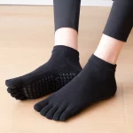 Pilates danse gymnastique Yoga chaussettes coton cinq doigts antidérapant chaussettes de sport respirant séchage rapide élasticité Fitness chaussettes