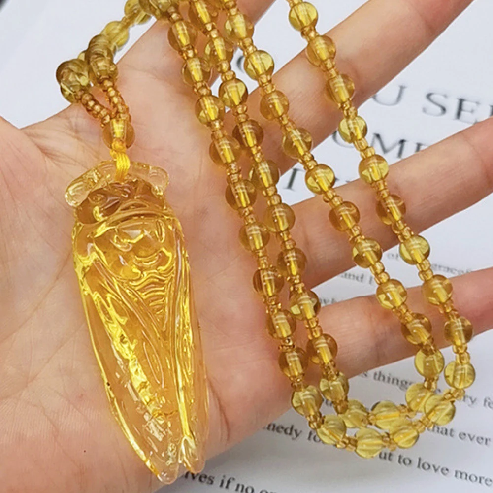 pendentif statue de cigale en clip, accessoires de bijouterie, breloque sculptée à la mouche, perle, collier pour femme et homme, fournitures pendentif statue de cigale en clip, accessoires de bijouterie, breloque sculptée à la mouche, perle, collier pour femme et homme, fournitures
