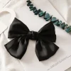 Épingle à cheveux coréenne à nœud papillon pour femme et fille, barrette en ruban de satin, nœud doux, tête arrière, clip de printemps, couvre chef, accessoires élégants