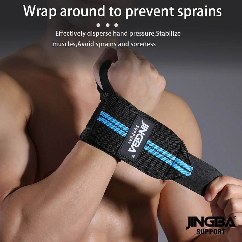 bandes de poignet d'haltérophilie, support de poignet professionnel avec boucle de pouce robuste, meilleure enveloppe pour l'entraînement de force, 1 pièce bandes de poignet d'haltérophilie, support de poignet professionnel avec boucle de pouce robuste, meilleure enveloppe pour l'entraînement de force, 1 pièce