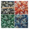 Tissu feuille d&rsquo;or fait à la main, Style japonais, ondulation ondulée, tissu artisanal bleu noir, 2 couleurs, vente en gros domestique, qualité supérieure