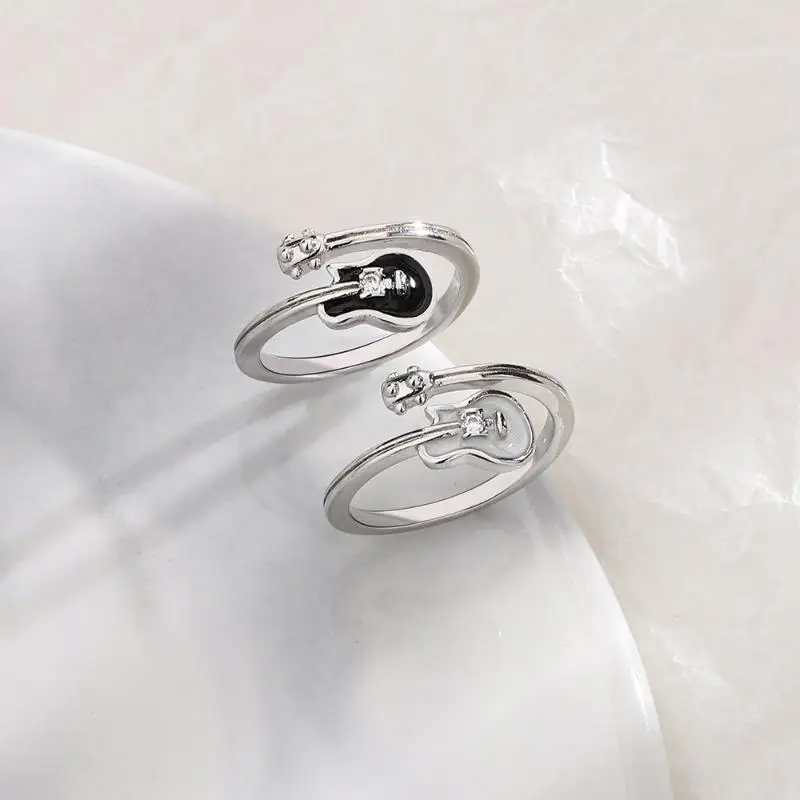 anneau de guitare coréen, ouverture réglable, bijoux, accessoires, cadeau anneau de guitare coréen, ouverture réglable, bijoux, accessoires, cadeau