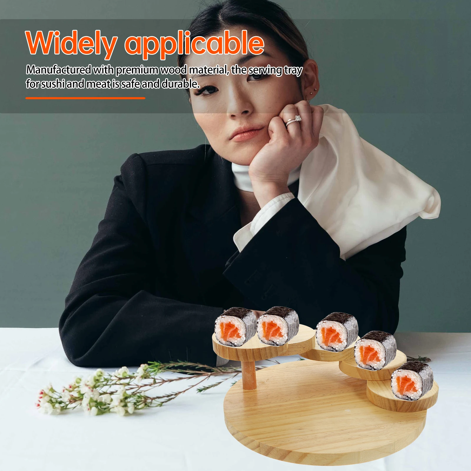 Étaux d'escalier cuisine japonaise, plateau de bateaux à sushi, outil de fruits de mer, restaurant en bois, bateau fait à la main, sashimi, plat froid assorti Étaux d'escalier cuisine japonaise, plateau de bateaux à sushi, outil de fruits de mer, restaurant en bois, bateau fait à la main, sashimi, plat froid assorti