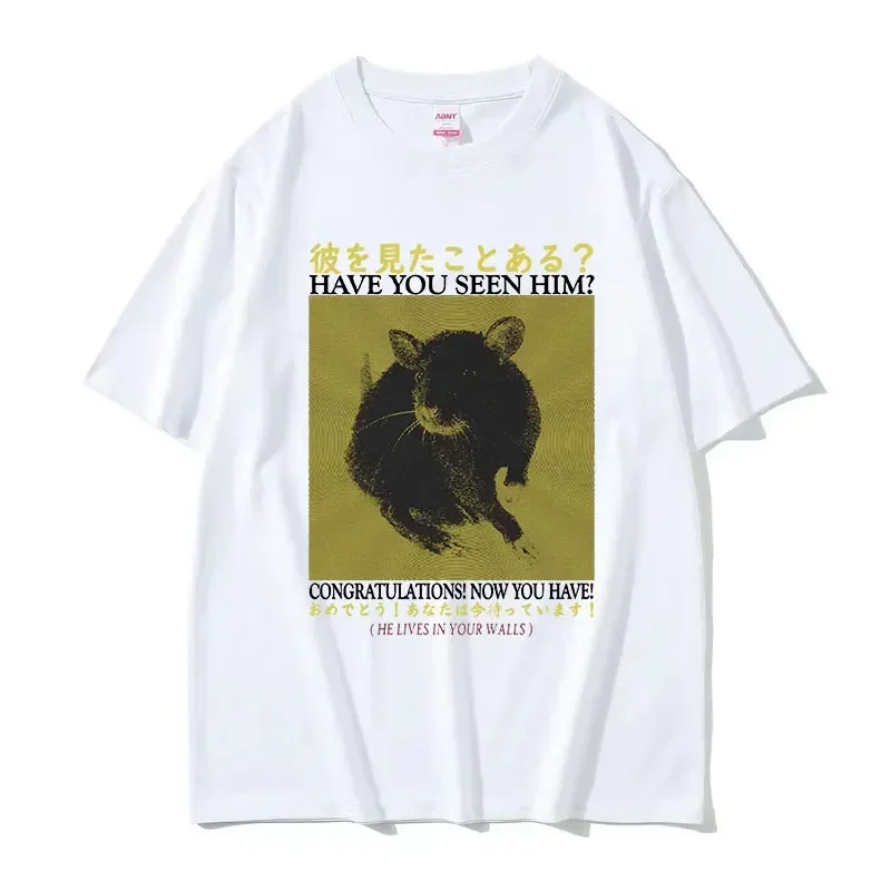 t shirt manches courtes col rond homme et femme, humoristique, en coton, à la mode t shirt manches courtes col rond homme et femme, humoristique, en coton, à la mode