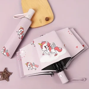 Parapluie pliant automatique à la mode, pare-soleil Nairobi Orn, résistant au vent et à la pluie, parapluie de voyage, cadeau mignon Parapluie pliant automatique à la mode, pare-soleil Nairobi Orn, résistant au vent et à la pluie, parapluie de voyage, cadeau mignon