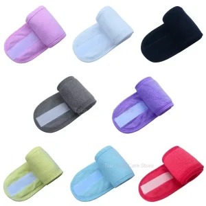 Bandeaux larges réglables pour femmes, bandeau, yoga, spa, bain, douche, maquillage, lavage du visage, cosmétique, sauna, accessoires de maquillage pour dames