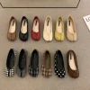 multi couleurs femmes argent tabi ninja chaussures printemps appartements bout fendu trotteur dames pieds nus mocassines mocassins à fond souple