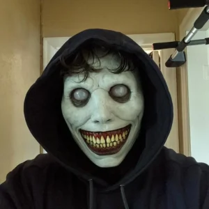 Accessoires de Cosplay, masque de Carnaval pour hommes, déguisement de démons souriants, masques faciaux d’horreur, masque d’halloween effrayant le mal Accessoires de Cosplay, masque de Carnaval pour hommes, déguisement de démons souriants, masques faciaux d’horreur, masque d’halloween effrayant le mal