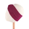 bandeau élastique croisé pour femme, turban tendance, enveloppement de sauna