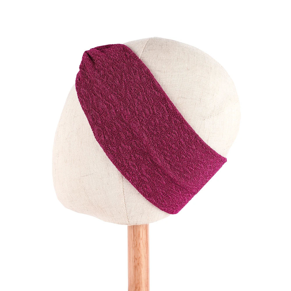 bandeau élastique croisé pour femme, turban tendance, enveloppement de sauna bandeau élastique croisé pour femme, turban tendance, enveloppement de sauna
