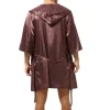 peignoir à capuche et manches peignoir pour hommes, robe de nuit, vêtements de nuit, pyjamas, zones sexy