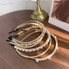 filles douce fleur perlée chapeaux style coréen perle bandeau cheveux cerceau cheveux accessoires bandeau
