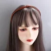 lavage du visage bandeau cheveux cerceau gilrl bandeau femme cheveux accessoires pu cuir bandeau style coréen chapeaux mince bandeau de cheveux