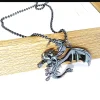 comment entraîner votre dragon collier sans dents nuit fourrure animal dragon bijoux, pendentif dragon gardien cadeau cosplay
