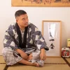 hiver haori japon traditionnel cardigan coton chaud kimono vintage femmes hommes asiatique style folklorique pyjamas harajuku samouraï yukata