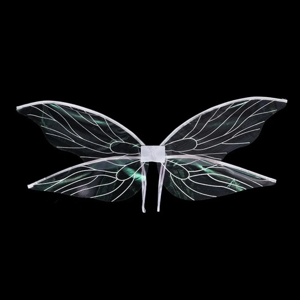 accessoires de cosplay durables pour filles, ailes de papillon en organza, ailes de fée multicolores, jeu de rôle, aile d'ange elfe scintillante, princesse pour femmes et filles accessoires de cosplay durables pour filles, ailes de papillon en organza, ailes de fée multicolores, jeu de rôle, aile d'ange elfe scintillante, princesse pour femmes et filles