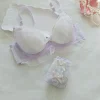sous vêtements japonais pour filles, soutien gorge sexy en dentelle douce brodée, confortable et respirant