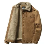 Parka en velours côtelé pour hommes, veste en coton monochrome, mode coréenne, haute qualité, chaud, décontracté, outillage, document, hiver Parka en velours côtelé pour hommes, veste en coton monochrome, mode coréenne, haute qualité, chaud, décontracté, outillage, document, hiver