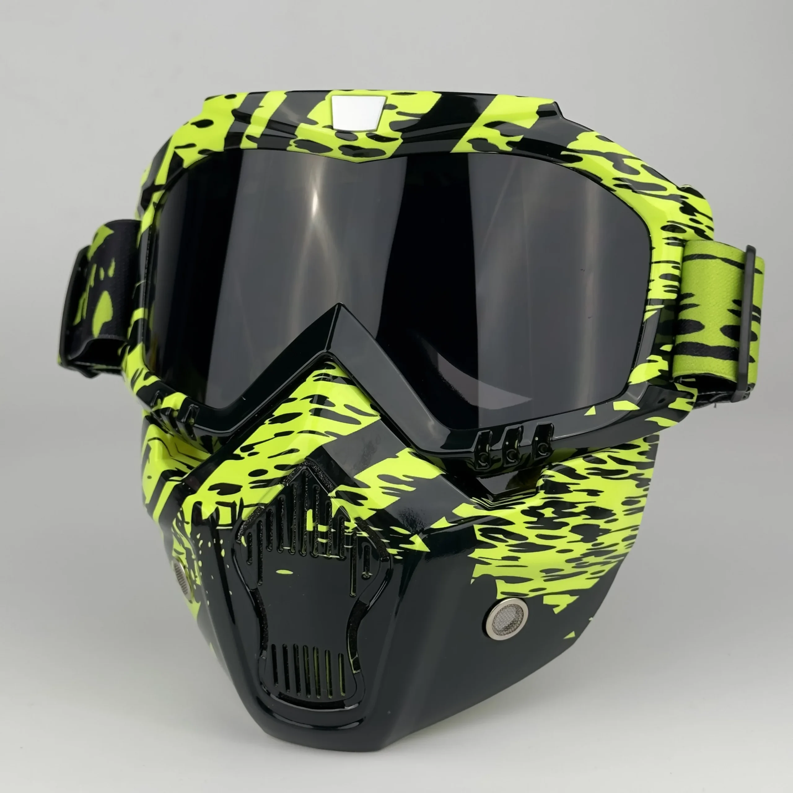 masque facial de moto, vélo, masque facial coupe vent et résistant au sable, masque de protection complet, lunettes colorées, tactique masque facial de moto, vélo, masque facial coupe vent et résistant au sable, masque de protection complet, lunettes colorées, tactique