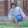 chihiro no kamikakushi dragon blanc dragon rouge haku nigihayami kohakunushi kimono uniforme chihiro loin sen à cosplay