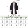 kimono de samouraï traditionnel japonais pour hommes yukata harajuku noir rouge rétro samouraï robe de jeu de rôle cardigan couverture extérieure