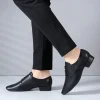 chaussures de danse salsa hommes chaussures de danse latine en cuir véritable semelle souple hommes tango salle de bal chaussures de danse modernes baskets homme adulte