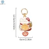 maneki neko porte clés de voiture chat chanceux voiture sac à dos porte clés meilleur ami pendentif à breloques couple cadeau porte clés