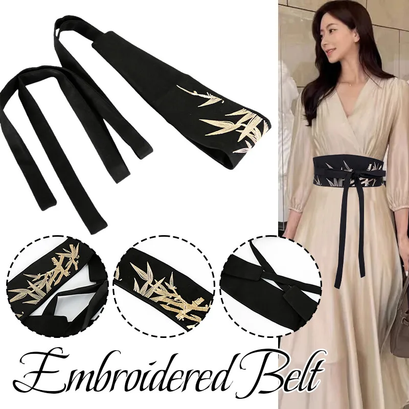 ceinture kimono traditionnelle japonaise pour femmes, corset à pampilles, large ceinture yukata grue, ceintures de taille, accessoires de costume ceinture kimono traditionnelle japonaise pour femmes, corset à pampilles, large ceinture yukata grue, ceintures de taille, accessoires de costume