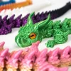dragon artisanal imprimé en 3d, 31.5cm, ornement de bureau, décoration de maison et de bureau, articulations mobiles, jouet fidget pour adultes et enfants